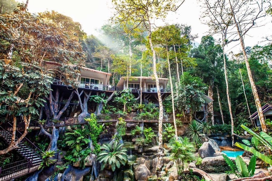 Khao Sok Cabane Dans Les Arbres - Complexe Rock And Treehouse