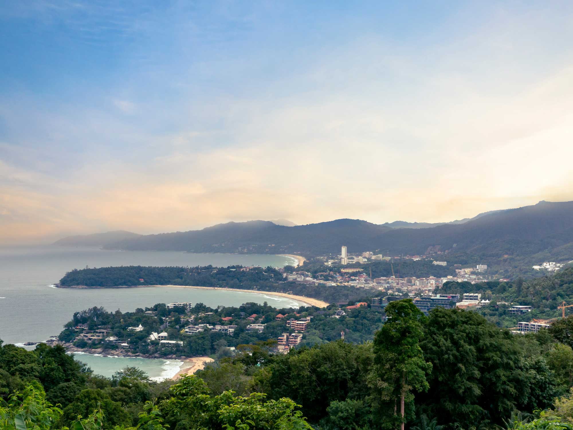 Coastal Viewpoint Over The Andaman Near Rawai And Nai Harn