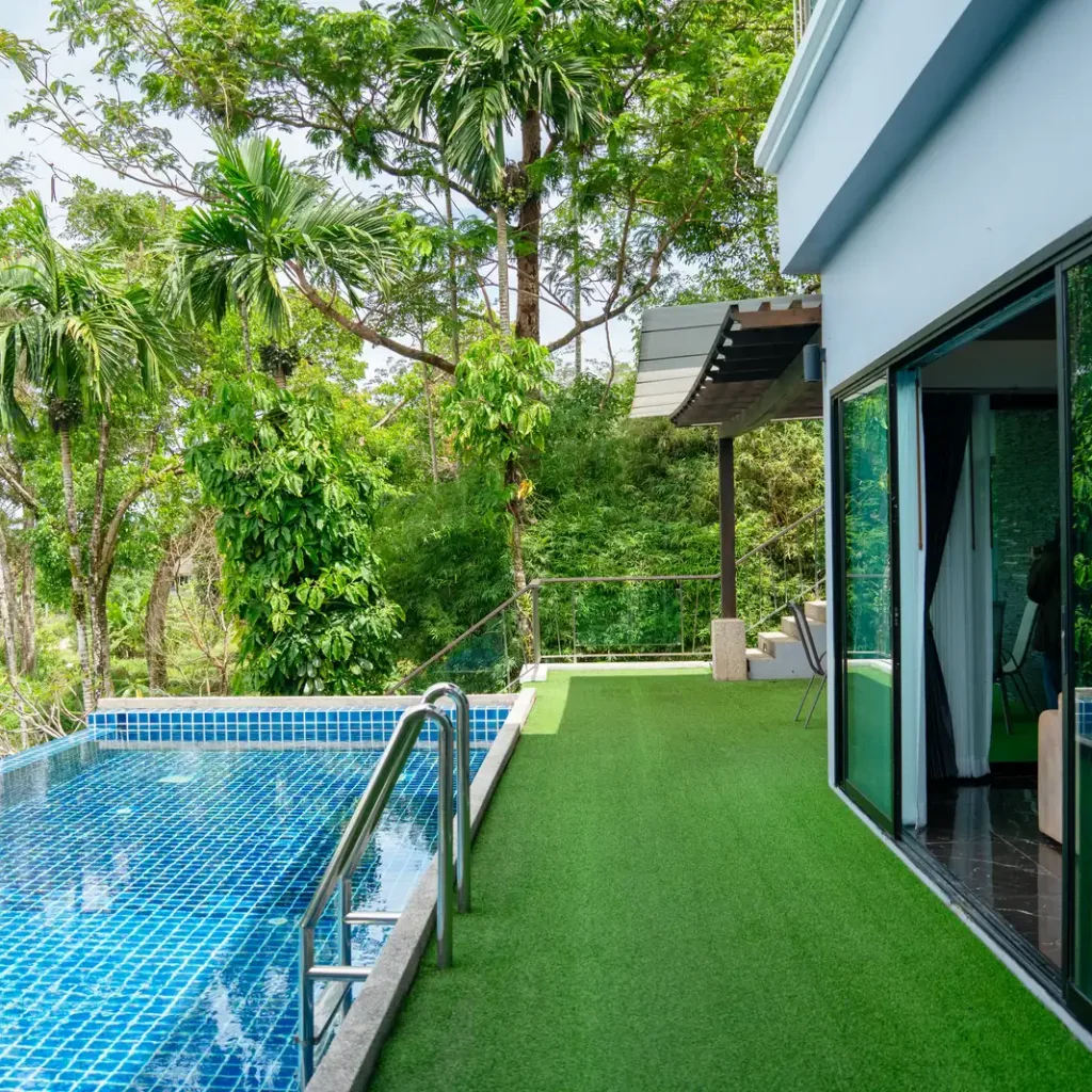 Private lap pool beside the Khao Lak villa